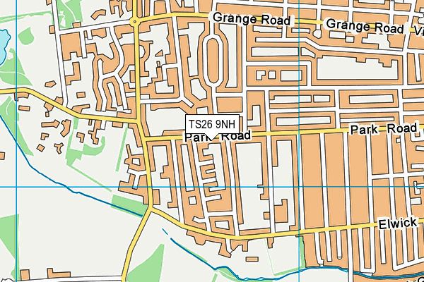 TS26 9NH map - OS VectorMap District (Ordnance Survey) TS26 9NH map - OS VectorMap District (Ordnance Survey)