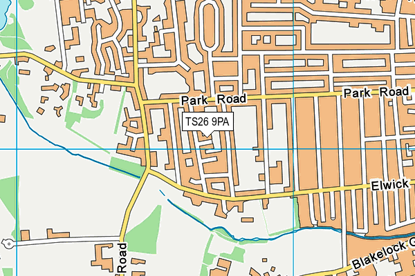 TS26 9PA map - OS VectorMap District (Ordnance Survey) TS26 9PA map - OS VectorMap District (Ordnance Survey)