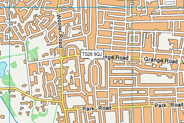 TS26 9QJ map - OS VectorMap District (Ordnance Survey) TS26 9QJ map - OS VectorMap District (Ordnance Survey)