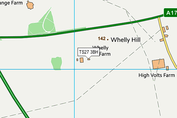 TS27 3BH map - OS VectorMap District (Ordnance Survey) TS27 3BH map - OS VectorMap District (Ordnance Survey)