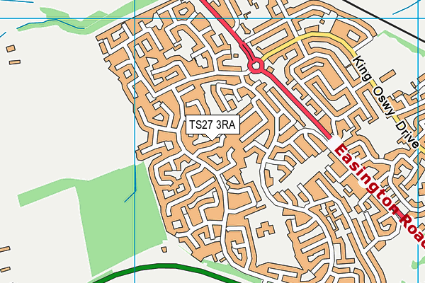 TS27 3RA map - OS VectorMap District (Ordnance Survey) TS27 3RA map - OS VectorMap District (Ordnance Survey)