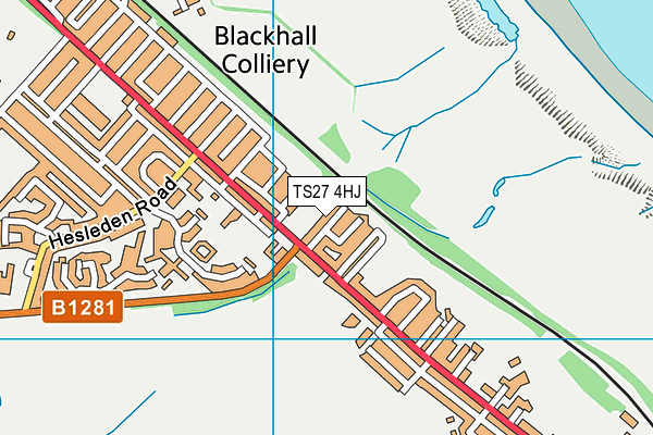TS27 4HJ map - OS VectorMap District (Ordnance Survey) TS27 4HJ map - OS VectorMap District (Ordnance Survey)