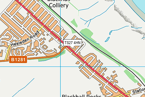 TS27 4HN map - OS VectorMap District (Ordnance Survey) TS27 4HN map - OS VectorMap District (Ordnance Survey)