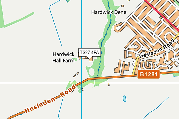 TS27 4PA map - OS VectorMap District (Ordnance Survey) TS27 4PA map - OS VectorMap District (Ordnance Survey)