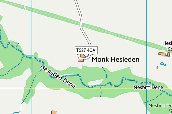 TS27 4QA map - OS VectorMap District (Ordnance Survey) TS27 4QA map - OS VectorMap District (Ordnance Survey)