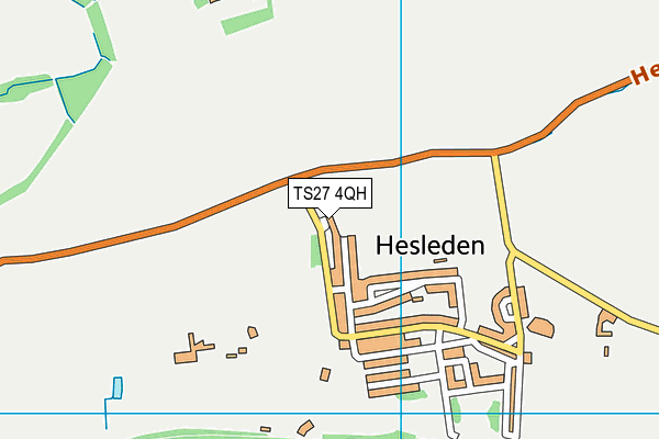TS27 4QH map - OS VectorMap District (Ordnance Survey) TS27 4QH map - OS VectorMap District (Ordnance Survey)