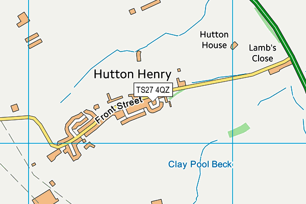 TS27 4QZ map - OS VectorMap District (Ordnance Survey) TS27 4QZ map - OS VectorMap District (Ordnance Survey)
