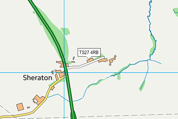 TS27 4RB map - OS VectorMap District (Ordnance Survey) TS27 4RB map - OS VectorMap District (Ordnance Survey)