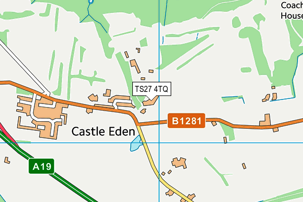TS27 4TQ map - OS VectorMap District (Ordnance Survey) TS27 4TQ map - OS VectorMap District (Ordnance Survey)