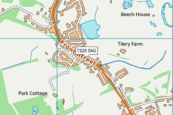 TS28 5AG map - OS VectorMap District (Ordnance Survey) TS28 5AG map - OS VectorMap District (Ordnance Survey)
