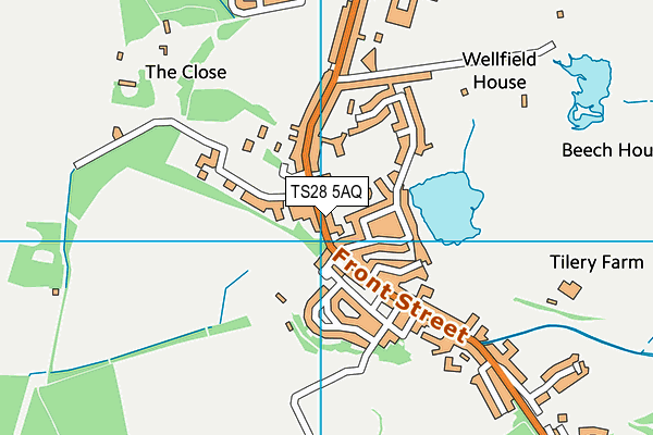 TS28 5AQ map - OS VectorMap District (Ordnance Survey) TS28 5AQ map - OS VectorMap District (Ordnance Survey)