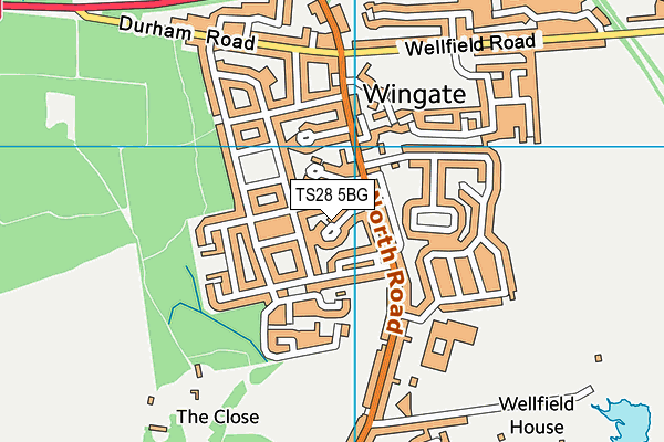 TS28 5BG map - OS VectorMap District (Ordnance Survey) TS28 5BG map - OS VectorMap District (Ordnance Survey)