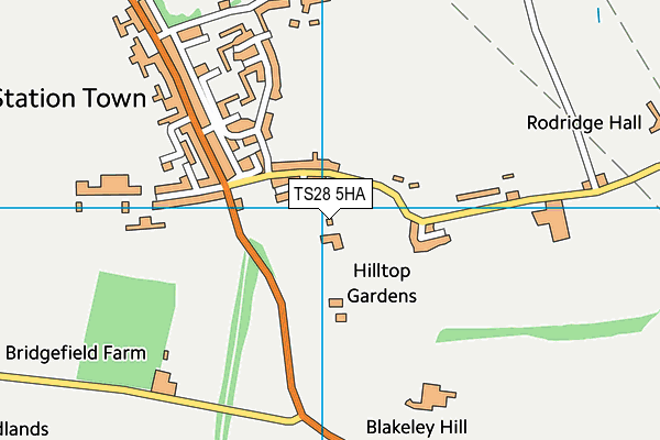 TS28 5HA map - OS VectorMap District (Ordnance Survey) TS28 5HA map - OS VectorMap District (Ordnance Survey)