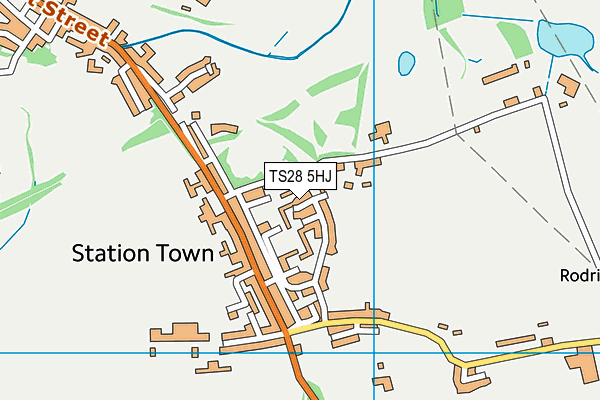 TS28 5HJ map - OS VectorMap District (Ordnance Survey) TS28 5HJ map - OS VectorMap District (Ordnance Survey)