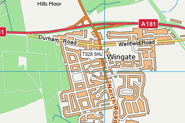 TS28 5HU map - OS VectorMap District (Ordnance Survey) TS28 5HU map - OS VectorMap District (Ordnance Survey)