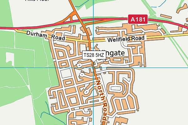TS28 5HZ map - OS VectorMap District (Ordnance Survey) TS28 5HZ map - OS VectorMap District (Ordnance Survey)