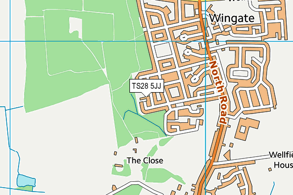 TS28 5JJ map - OS VectorMap District (Ordnance Survey) TS28 5JJ map - OS VectorMap District (Ordnance Survey)