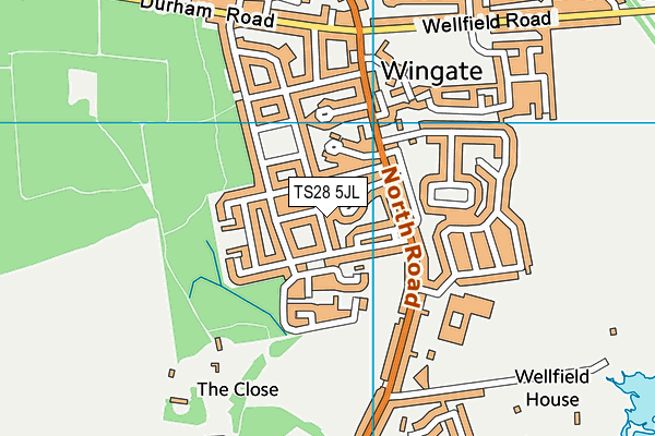 TS28 5JL map - OS VectorMap District (Ordnance Survey) TS28 5JL map - OS VectorMap District (Ordnance Survey)