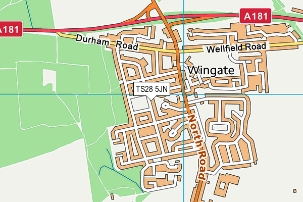 TS28 5JN map - OS VectorMap District (Ordnance Survey) TS28 5JN map - OS VectorMap District (Ordnance Survey)