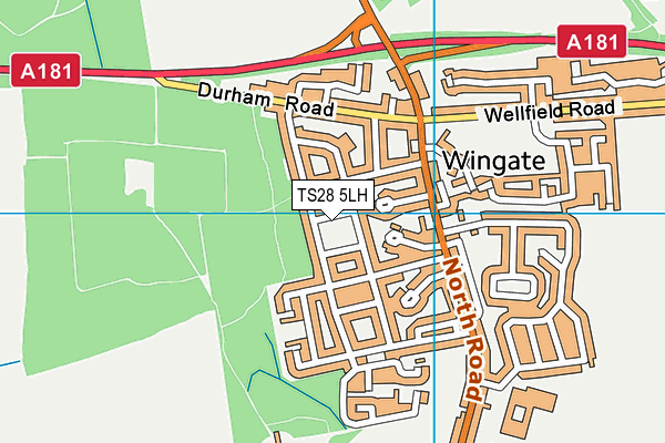 TS28 5LH map - OS VectorMap District (Ordnance Survey) TS28 5LH map - OS VectorMap District (Ordnance Survey)