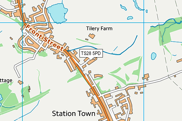 TS28 5PD map - OS VectorMap District (Ordnance Survey) TS28 5PD map - OS VectorMap District (Ordnance Survey)