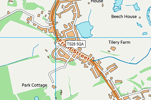 TS28 5QA map - OS VectorMap District (Ordnance Survey) TS28 5QA map - OS VectorMap District (Ordnance Survey)