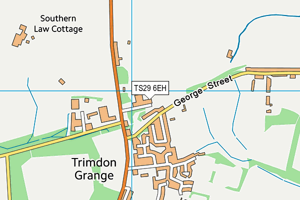 TS29 6EH map - OS VectorMap District (Ordnance Survey) TS29 6EH map - OS VectorMap District (Ordnance Survey)