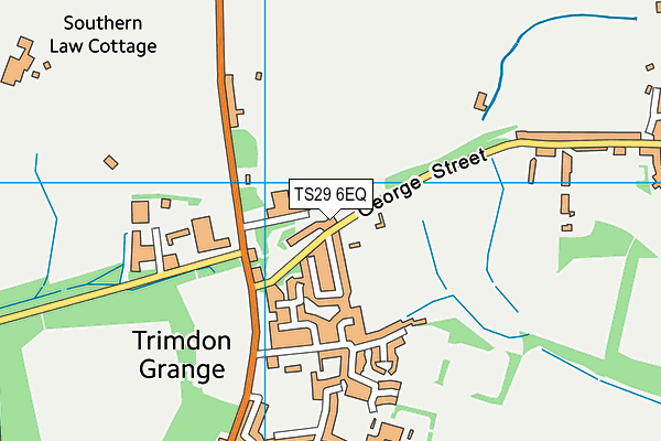TS29 6EQ map - OS VectorMap District (Ordnance Survey) TS29 6EQ map - OS VectorMap District (Ordnance Survey)