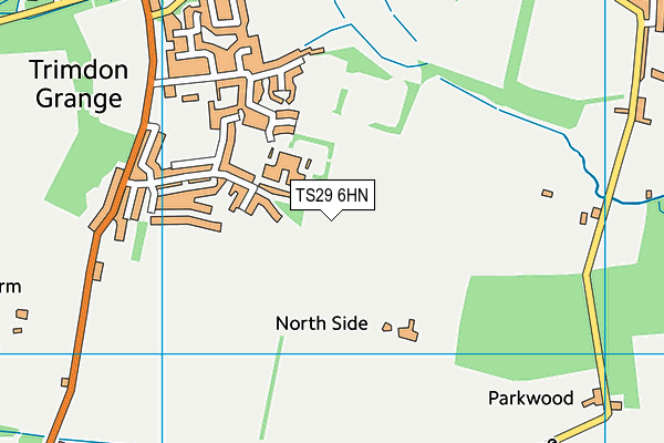TS29 6HN map - OS VectorMap District (Ordnance Survey) TS29 6HN map - OS VectorMap District (Ordnance Survey)