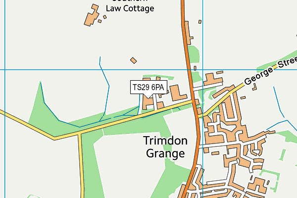 TS29 6PA map - OS VectorMap District (Ordnance Survey) TS29 6PA map - OS VectorMap District (Ordnance Survey)