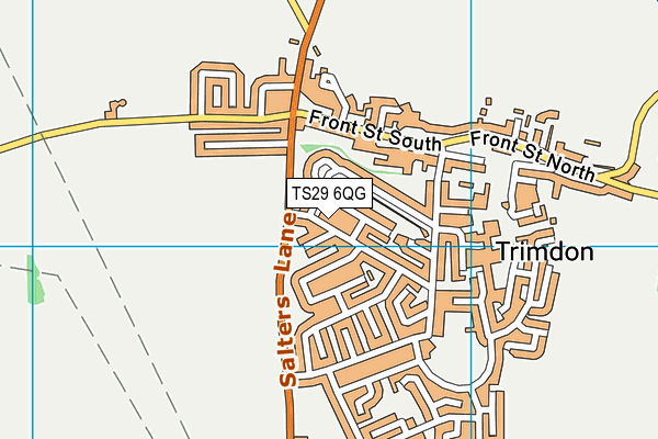 TS29 6QG map - OS VectorMap District (Ordnance Survey) TS29 6QG map - OS VectorMap District (Ordnance Survey)