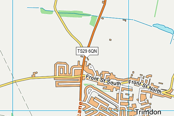TS29 6QN map - OS VectorMap District (Ordnance Survey) TS29 6QN map - OS VectorMap District (Ordnance Survey)