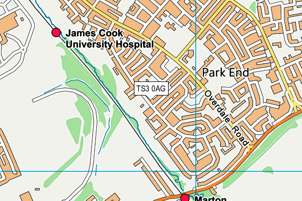 TS3 0AG map - OS VectorMap District (Ordnance Survey) TS3 0AG map - OS VectorMap District (Ordnance Survey)