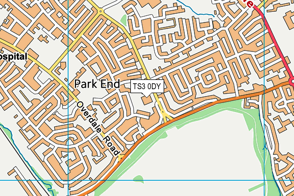 TS3 0DY map - OS VectorMap District (Ordnance Survey) TS3 0DY map - OS VectorMap District (Ordnance Survey)