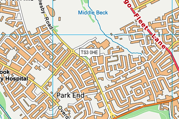 TS3 0HE map - OS VectorMap District (Ordnance Survey) TS3 0HE map - OS VectorMap District (Ordnance Survey)