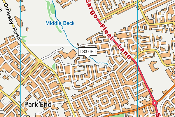 TS3 0HJ map - OS VectorMap District (Ordnance Survey) TS3 0HJ map - OS VectorMap District (Ordnance Survey)