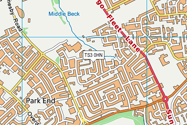 TS3 0HN map - OS VectorMap District (Ordnance Survey) TS3 0HN map - OS VectorMap District (Ordnance Survey)