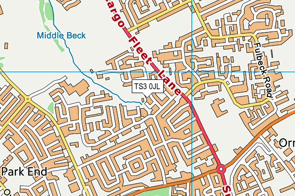 TS3 0JL map - OS VectorMap District (Ordnance Survey) TS3 0JL map - OS VectorMap District (Ordnance Survey)