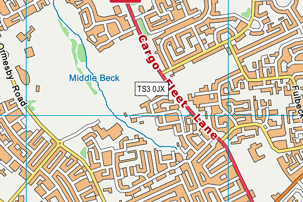 TS3 0JX map - OS VectorMap District (Ordnance Survey) TS3 0JX map - OS VectorMap District (Ordnance Survey)