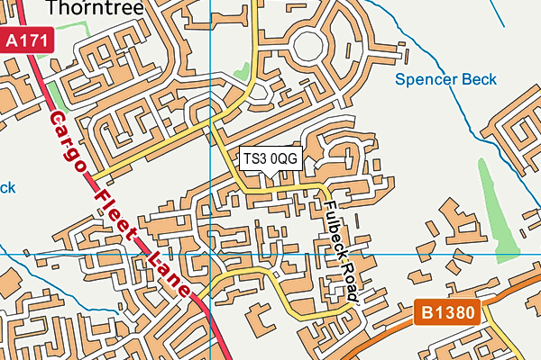 TS3 0QG map - OS VectorMap District (Ordnance Survey) TS3 0QG map - OS VectorMap District (Ordnance Survey)