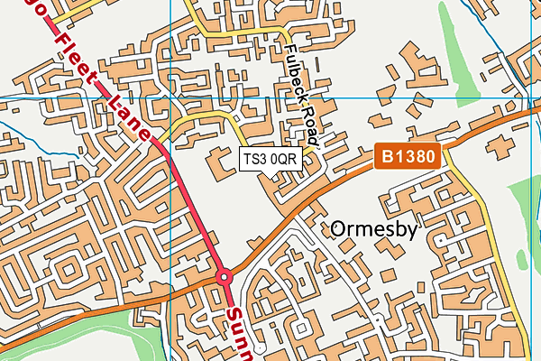 TS3 0QR map - OS VectorMap District (Ordnance Survey) TS3 0QR map - OS VectorMap District (Ordnance Survey)