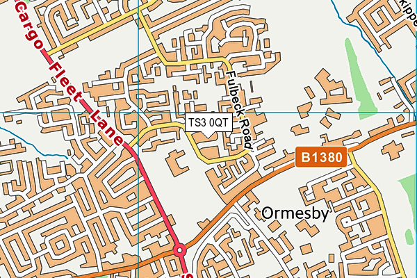 TS3 0QT map - OS VectorMap District (Ordnance Survey) TS3 0QT map - OS VectorMap District (Ordnance Survey)