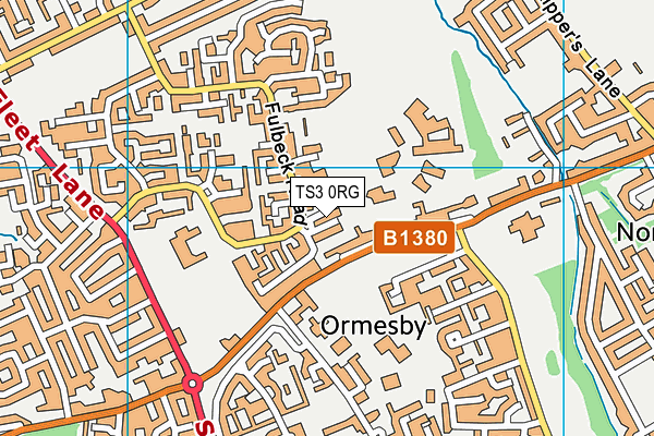 TS3 0RG map - OS VectorMap District (Ordnance Survey) TS3 0RG map - OS VectorMap District (Ordnance Survey)