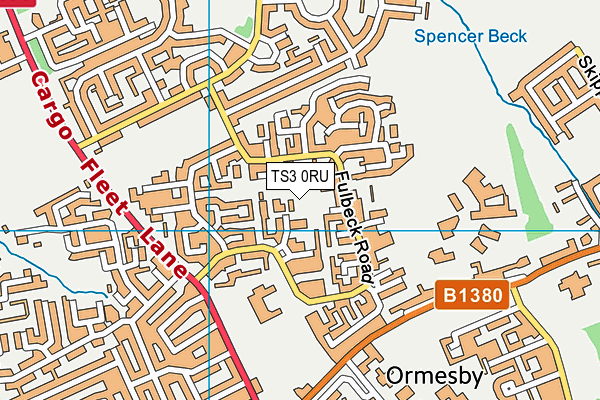 TS3 0RU map - OS VectorMap District (Ordnance Survey) TS3 0RU map - OS VectorMap District (Ordnance Survey)