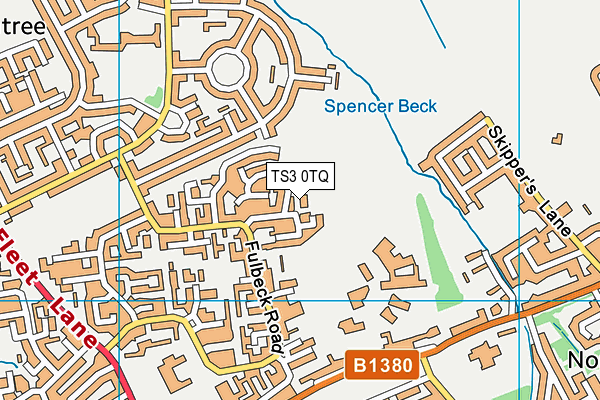 TS3 0TQ map - OS VectorMap District (Ordnance Survey) TS3 0TQ map - OS VectorMap District (Ordnance Survey)