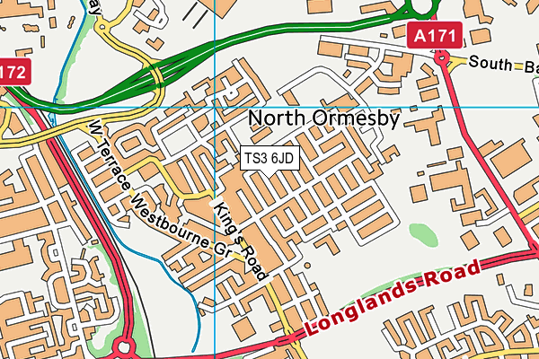 TS3 6JD map - OS VectorMap District (Ordnance Survey) TS3 6JD map - OS VectorMap District (Ordnance Survey)