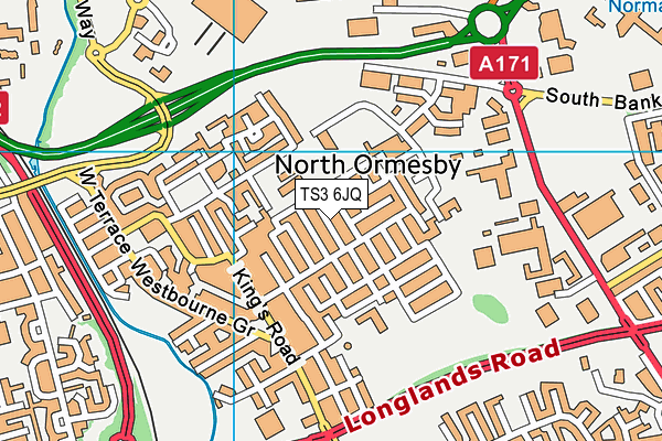 TS3 6JQ map - OS VectorMap District (Ordnance Survey) TS3 6JQ map - OS VectorMap District (Ordnance Survey)