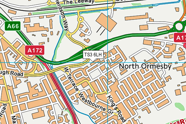TS3 6LH map - OS VectorMap District (Ordnance Survey) TS3 6LH map - OS VectorMap District (Ordnance Survey)