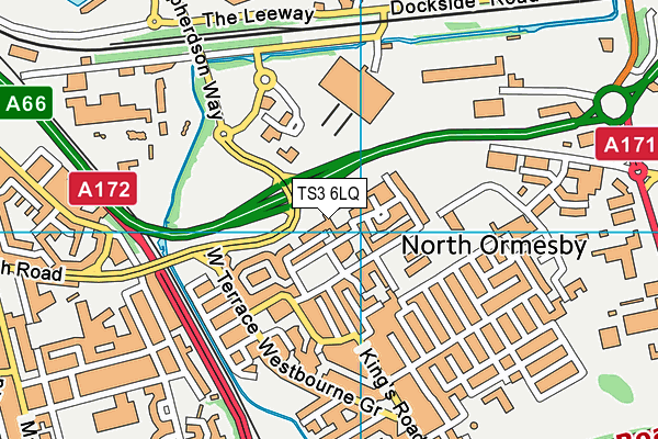 TS3 6LQ map - OS VectorMap District (Ordnance Survey) TS3 6LQ map - OS VectorMap District (Ordnance Survey)
