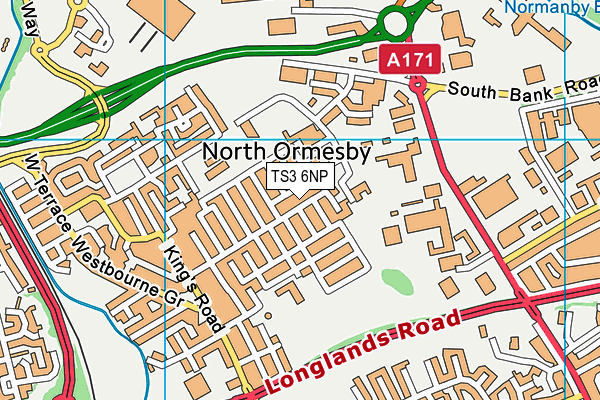 TS3 6NP map - OS VectorMap District (Ordnance Survey) TS3 6NP map - OS VectorMap District (Ordnance Survey)